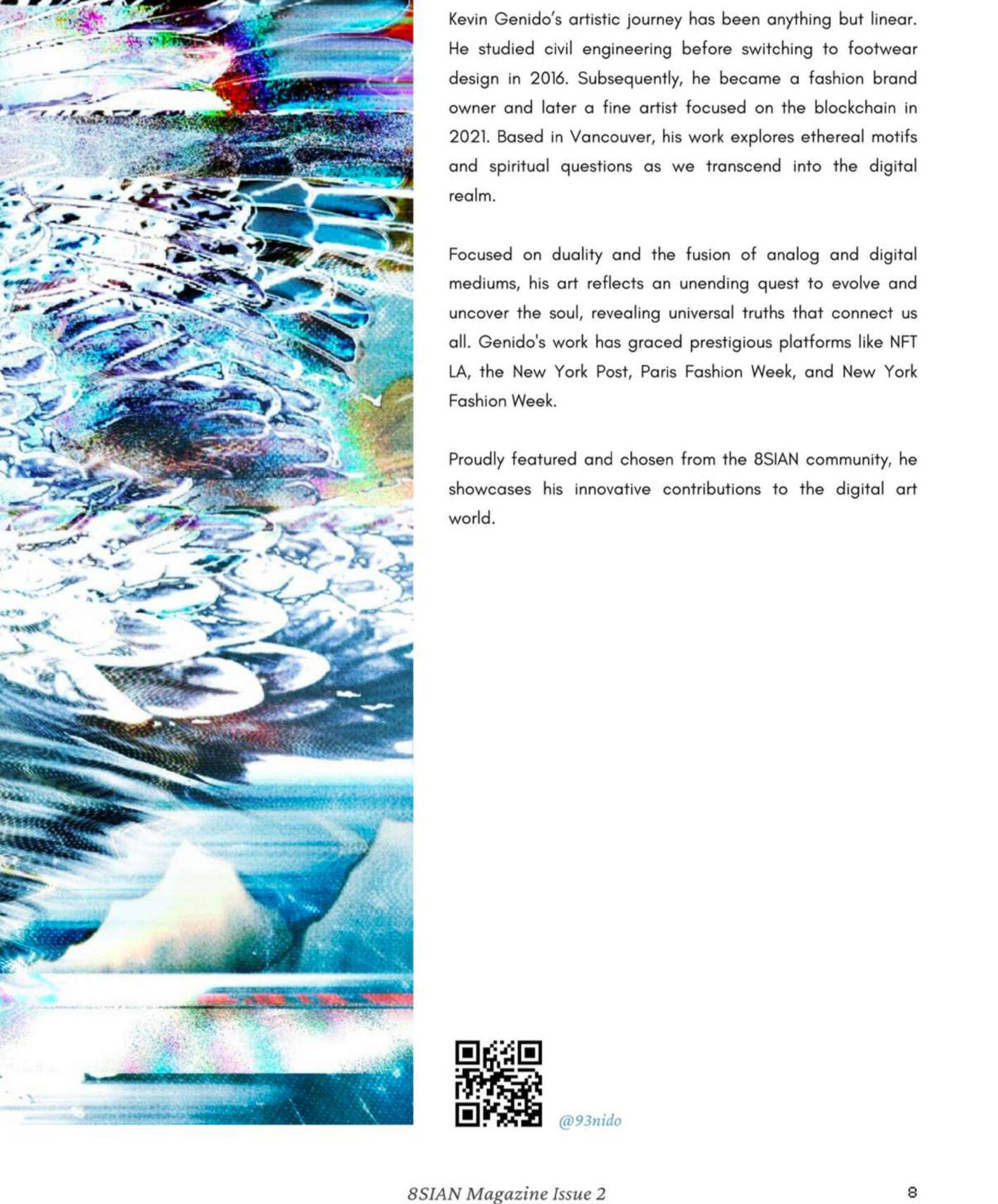 8sian Magazine Feature